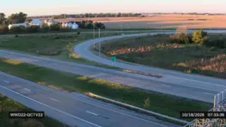 I-280 at US 6 in Davenport W – Davenport – Wrong-Way Monitoring View