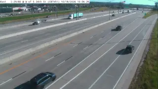 I-29/I-80 West of South 24th Street – Mile Marker 1.4 – Council Bluffs – South View