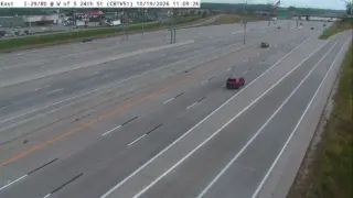 I-29/I-80 West of South 24th Street – Mile Marker 1.4 – Council Bluffs – South View