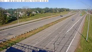 I-380 at 42nd Street Northeast – Mile Marker 23.4 – Cedar Rapids