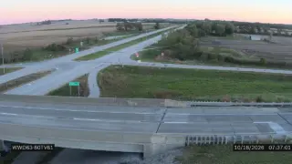 I-80 at US 71 – Mile Marker 60.4 – Near Brayton – Wrong-Way Monitoring View