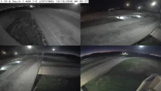 I-29 at I-680 Interchange – Mile Marker 61.9 – Near Crescent – Multi-Angle View