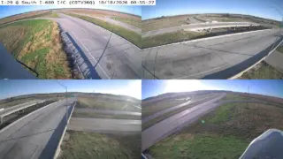 I-29 at I-680 Interchange – Mile Marker 61.9 – Near Crescent – Multi-Angle View