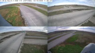 I-29 at I-680 Interchange – Mile Marker 61.9 – Near Crescent – Multi-Angle View