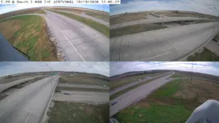 I-29 at I-680 Interchange – Mile Marker 61.9 – Near Crescent – Multi-Angle View