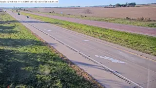 I-29 at Mile Marker 111.5 – Near Onawa – South View