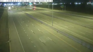 I-29/I-80 West of South 24th Street – Mile Marker 1.2 – Council Bluffs – North View