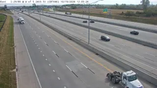 I-29/I-80 West of South 24th Street – Mile Marker 1.2 – Council Bluffs – North View