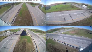 I-35 at US 20 – Mile Marker 142.5 – Near Williams – Multi-Angle View
