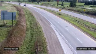 US 63 at North side of New Hampton – Near New Hampton – Wrong-Way Monitoring View