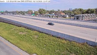 I-29 at 9th Avenue Message Sign – Mile Marker 53.2 – Council Bluffs