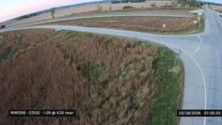 I-29 at K25 – Salix – Wrong-Way Monitoring View