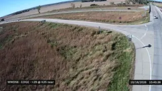 I-29 at K25 – Salix – Wrong-Way Monitoring View