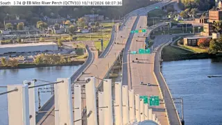 I-74 at Eastbound Miss River Perch – Mile Marker 5.4 – Near Bettendorf
