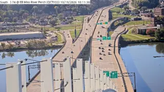 I-74 at Eastbound Miss River Perch – Mile Marker 5.4 – Near Bettendorf