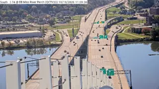 I-74 at Eastbound Miss River Perch – Mile Marker 5.4 – Near Bettendorf