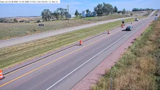 US 20 at Mile Marker 15 – Near Lawton