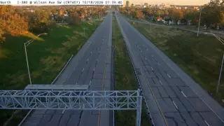 I-380 at Wilson Avenue Southwest – Mile Marker 18.3 – Cedar Rapids – Wrong-Way Monitoring View