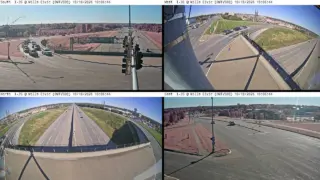 I-35 at Mills Civic Parkway – Mile Marker 70.4 – West Des Moines – Multi-Angle View