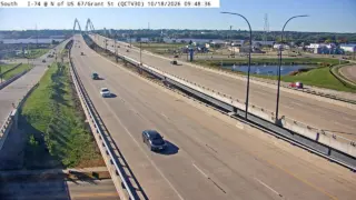 I-74 North of US 67/Grant Street – Mile Marker 4.8 – Bettendorf