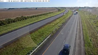 I-80 at Walcott Message Sign – Mile Marker 287.1 – Near Walcott