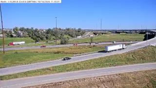 I-35/I-80 at 22nd Street – East Mix – Mile Marker 137.2 – Near Ankeny