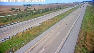 I-80 at Mile Marker 205.8 – Near Victor