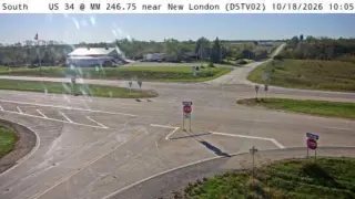 US 34 at Mile Marker 246.75 – Near New London