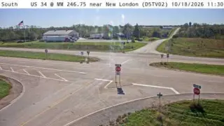 US 34 at Mile Marker 246.75 – Near New London