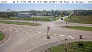 US 34 at Mile Marker 246.75 – Near New London