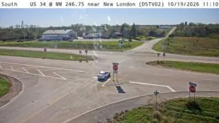 US 34 at Mile Marker 246.75 – Near New London