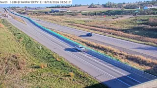 I-380 at Mile Marker 10.9 – Near Shueyville