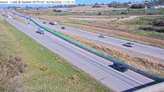 I-380 at Mile Marker 10.9 – Near Shueyville