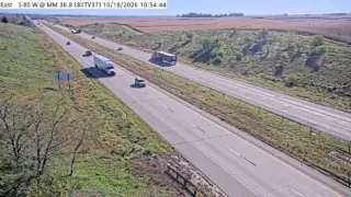 I-80 at Mile Marker 36.6 – Near Shelby