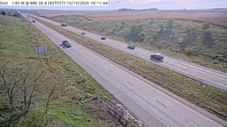 I-80 at Mile Marker 36.6 – Near Shelby