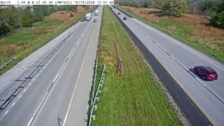 I-35 North of US 30 – Mile Marker 112 – Near Ames