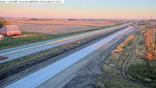 I-35 at Northeast 142nd Avenue – Mile Marker 98.8 – Near Alleman