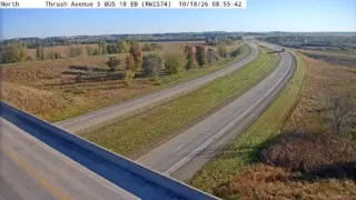 US 18 at Thrush Avenue – Mile Marker 190.1 – Near Mason City