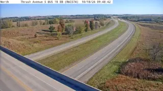 US 18 at Thrush Avenue – Mile Marker 190.1 – Near Mason City