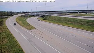 I-29/I-80 at Westbound & East Interchange – Mile Marker 3.5 – Council Bluffs