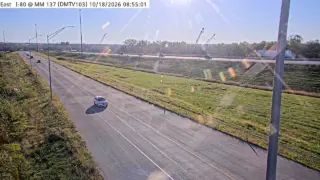 I-80 at Westbound Exit to I-35 Northbound – East Mix – Mile Marker 137.8 – Ankeny