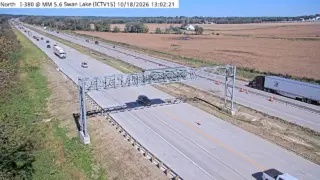 I-380 at Swan Lake – Mile Marker 5.6 – Near North Liberty