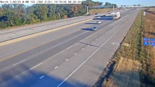 I-35/I-80 at Mile Marker 125 – Urbandale
