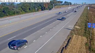I-35/I-80 at Mile Marker 125 – Urbandale