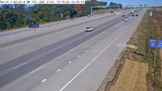 I-35/I-80 at Mile Marker 125 – Urbandale