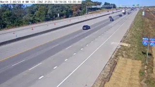 I-35/I-80 at Mile Marker 125 – Urbandale