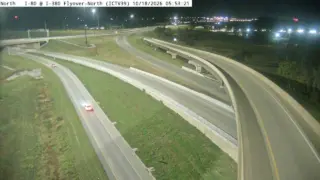 I-80 at I-380 Northbound Flyover – Mile Marker 238.9 – Coralville