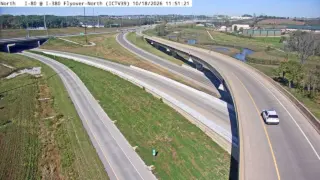 I-80 at I-380 Northbound Flyover – Mile Marker 238.9 – Coralville