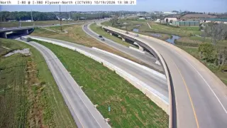I-80 at I-380 Northbound Flyover – Mile Marker 238.9 – Coralville