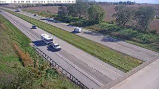 I-80 at Mile Marker 203.4 – Near Victor